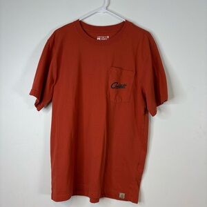 Carhartt Men’s Orange Outdoors Logo T-Shirt Medium